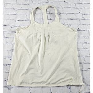 Adidas Performance Clima365 AL Yoga Vest Y Tank Top Chalk White WOMENS SZ XL